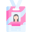 Carte de type d’identité caricaturée avec photo.